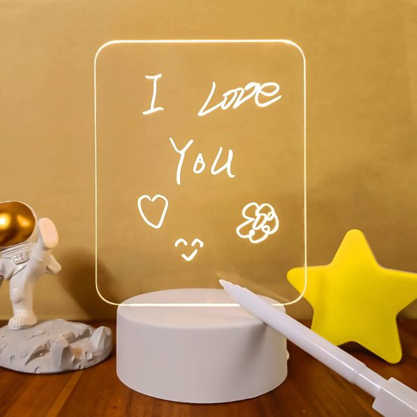 Creative LED Note Board Night Light - Image 2